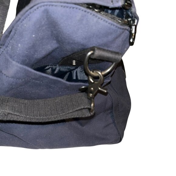 Dry Goods and Mens Furnishings by J. Crew navy blue duffel weekender suitcase ba - Picture 5 of 8